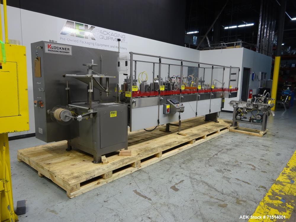 Used Bartelt (Klockner) Model IM7-14 Servo Horizontal Form Fill and Seal Machin