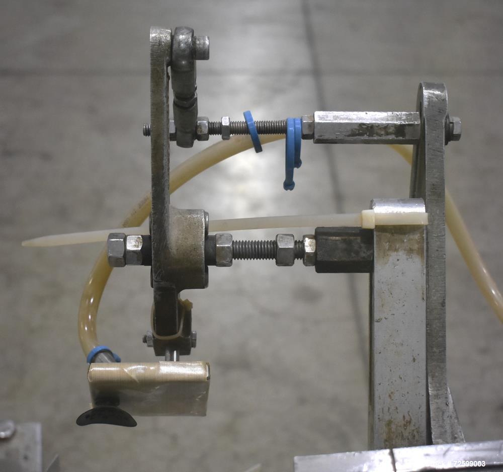 Used Bartelt IM9-14 Horizontal Form Fill & Seal Pouch Machine. Capable of speeds of up to 70 CPM. Has a 9" centers for a pouch size range: (Length) 3" - 7-3/4" (Height) 3" - 9-1/2". (2) Bartelt model...