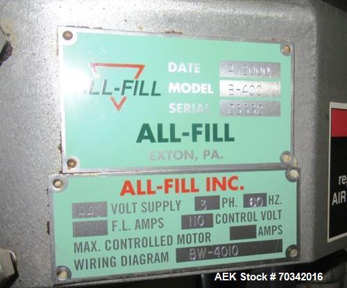 Used Bartelt Horizontal Form Fill Seal, Model IM9