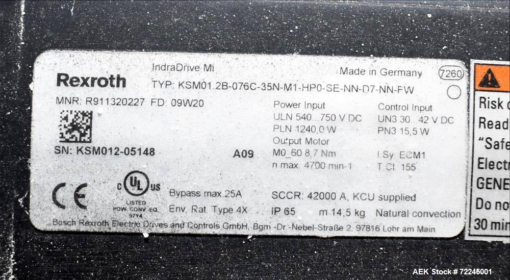 Used KHS (Bartelt) Innopouch Model K-240 Horizontal Form Fill Seal Machine