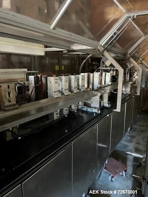 Used Bartelt model RPM1500 Duplex Horizontal Form Fill Seal with Zipper Attachme