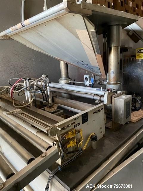 Used Bartelt model RPM1500 Duplex Horizontal Form Fill Seal with Zipper Attachme