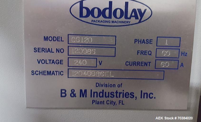 Used Bodolay Horizontal Form, Fill & Seal Pouch Machine