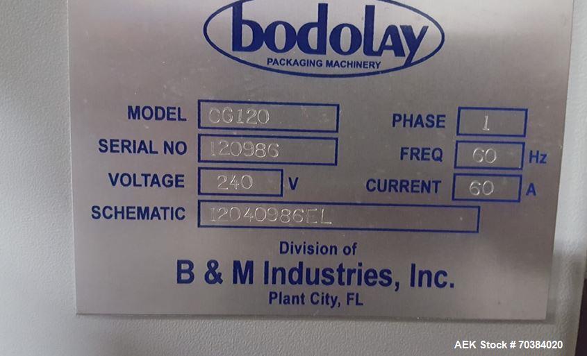 Used- Bodolay Horizontal Form, Fill & Seal Pouch Machine