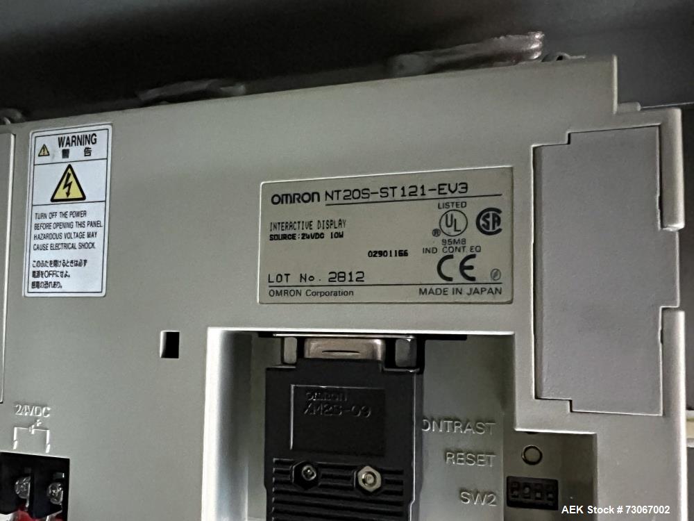 Used Bossar Form & Fill Horizontal Pouch Filler, Model B-1400/PH/D. Capable of speeds up to 110. Size range 50mm to 140mm wide x 50mm to 210mm height. Maximum fill volume 400cc. Setup for 4 sided sea...