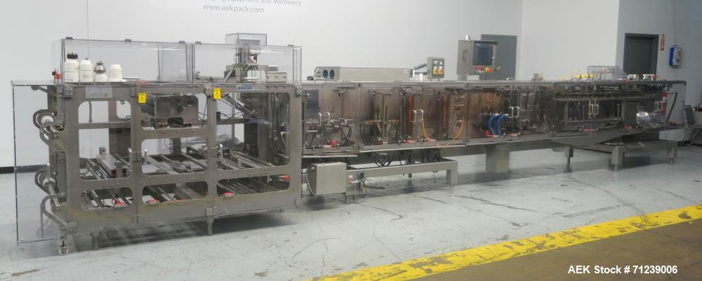 Used Bossar Model B-3700/DXL-ZC Horizontal Form, Fill and Seal Machine