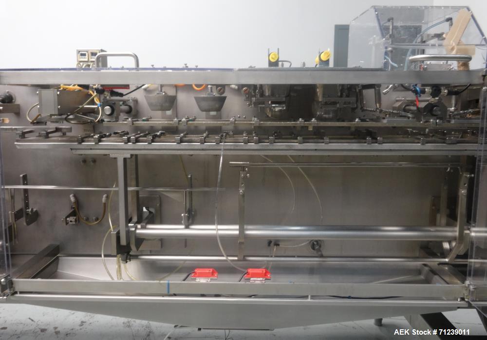 Used Bossar Model B-3700/DXL-ZC Horizontal Form, Fill and Seal Machine