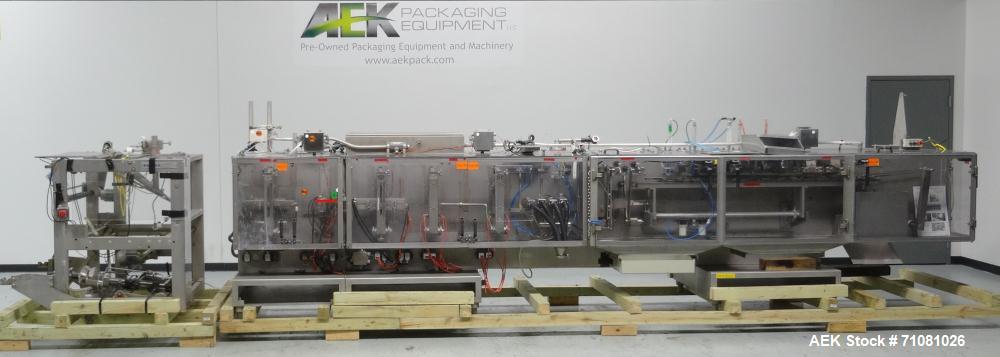 Used Bossar Model B3700D2E Horizontal Pouch Form Fill Seal Machine