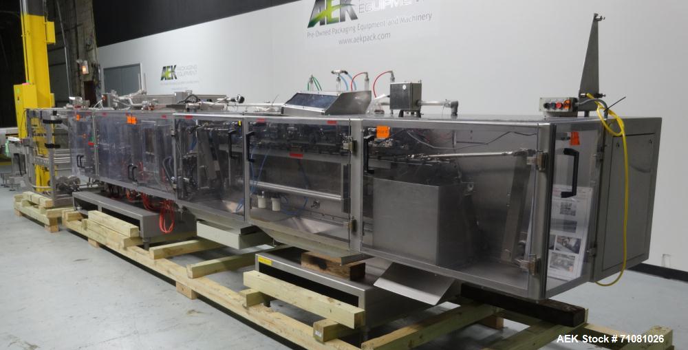 Used Bossar Model B3700D2E Horizontal Pouch Form Fill Seal Machine