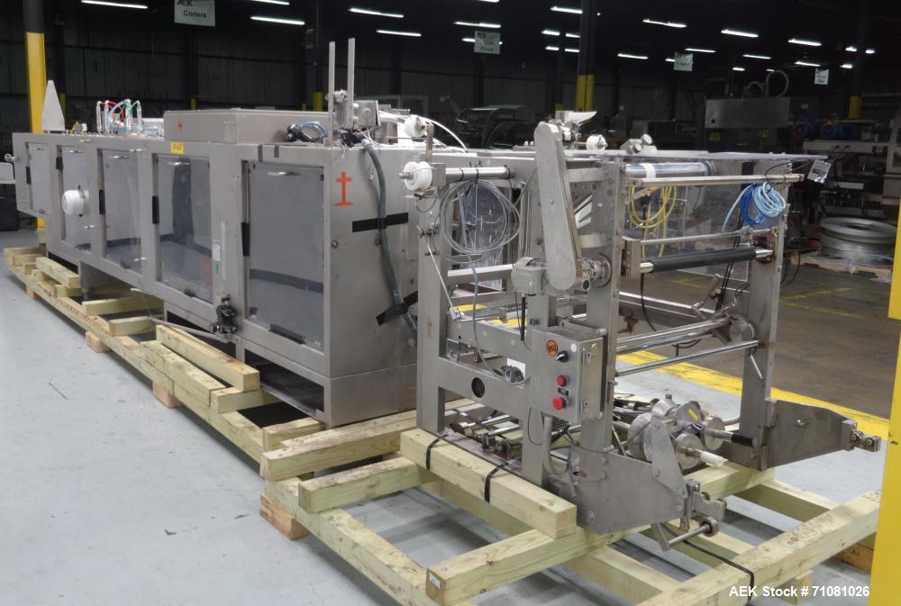 Used Bossar Model B3700D2E Horizontal Pouch Form Fill Seal Machine
