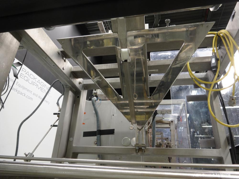 Used Bossar Model B3700D2E Horizontal Pouch Form Fill Seal Machine