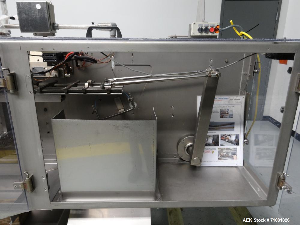 Used Bossar Model B3700D2E Horizontal Pouch Form Fill Seal Machine
