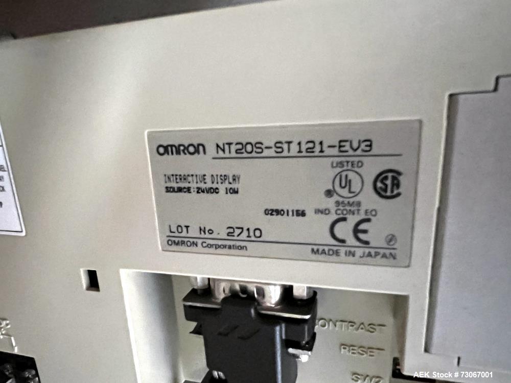 Used Bossar Form & Fill Horizontal Pouch Filler, Model B 1400 D. Capable of speeds up to 110. Size range 50mm to 140mm wide x 50mm to 210mm height. Maximum fill volume 400cc. Setup for 4 sided seal p...
