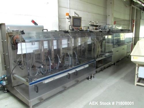 Used Bossar B3000 Stand Pouch Duplex Horizontal Form Fill Seal Machine