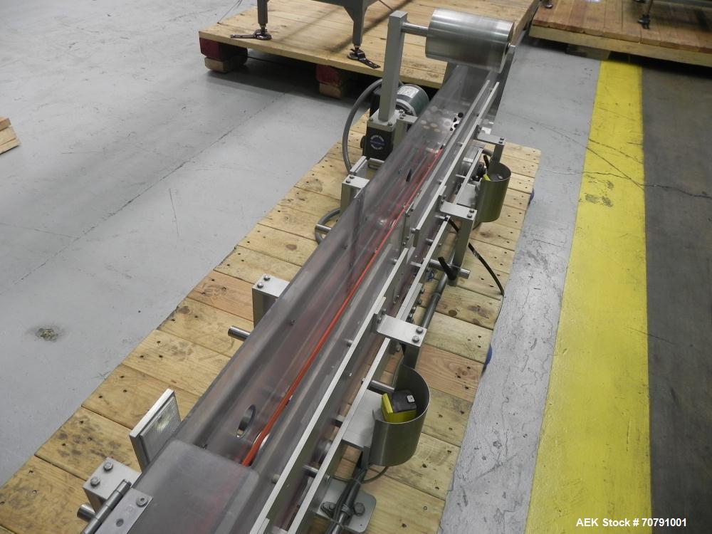 Used Cloud Packaging Systems Pouch Form Fill Seal, model ServOriginal High Speed Pouch Machine (sn 3289). Machine rated for speeds up to 2200 pouches per minute, set up on 2-1/2" centers. Line has Ke...