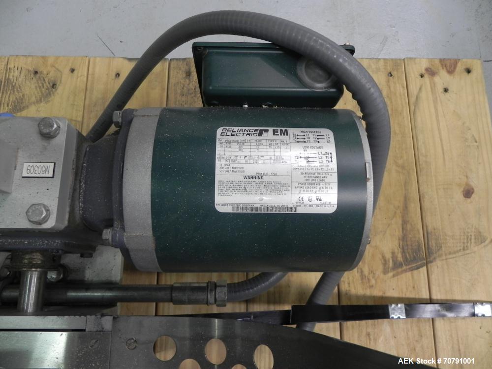 Used Cloud Packaging Systems Pouch Form Fill Seal, model ServOriginal High Speed Pouch Machine (sn 3289). Machine rated for speeds up to 2200 pouches per minute, set up on 2-1/2" centers. Line has Ke...