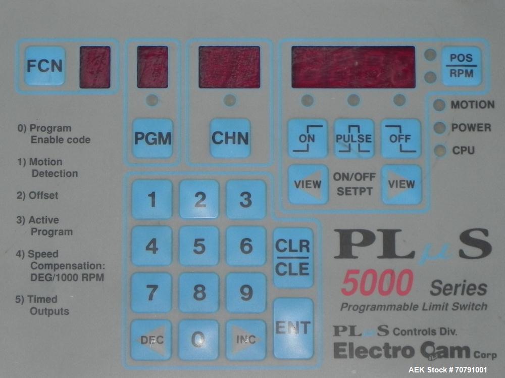 Used Cloud Packaging Systems Pouch Form Fill Seal, model ServOriginal High Speed Pouch Machine (sn 3289). Machine rated for speeds up to 2200 pouches per minute, set up on 2-1/2" centers. Line has Ke...