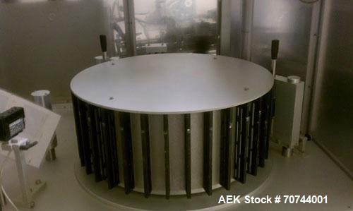 Used Cloud 2-1/2" Pitch ServOriginal High Speed Pouch Machine. 2500 Pouches per minute, set up on 2 1/2" centers and includes a Z-Automation model CH9-041 cartoner. Accommodates 24" rolls x 14"wide o...