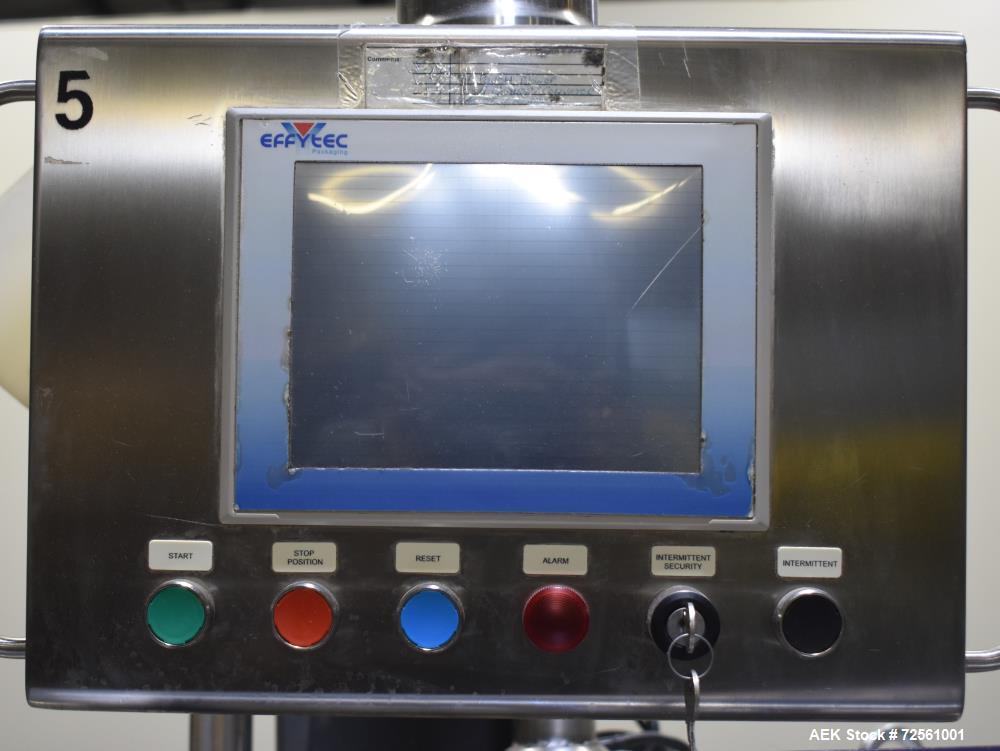 Used- Effytec Model HB-152 Simplex Horizontal Pouch Machine