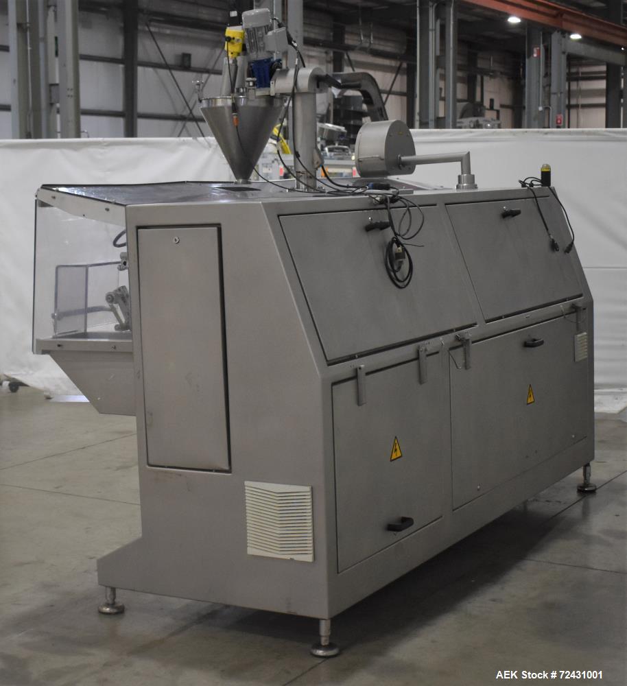 Used Effytec HB-142 Simplex Horizontal Pouch Machine – Servo Auger Filler, 110 CPM