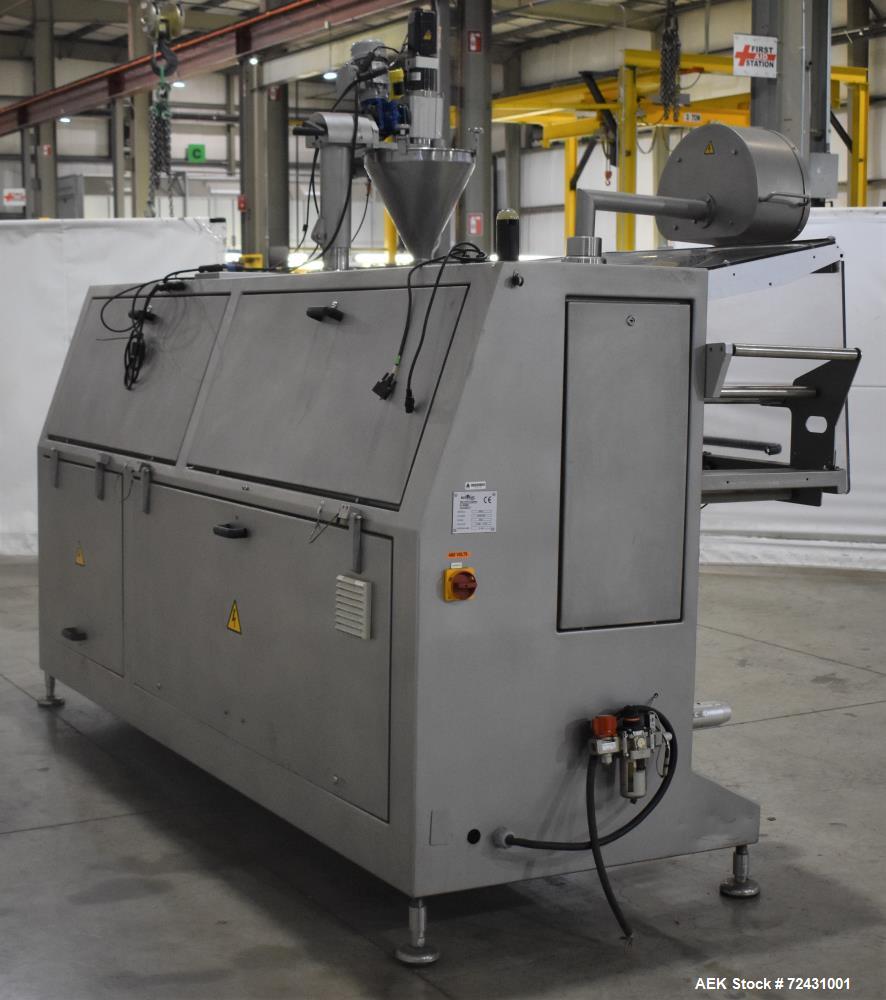 Used Effytec HB-142 Simplex Horizontal Pouch Machine – Servo Auger Filler, 110 CPM