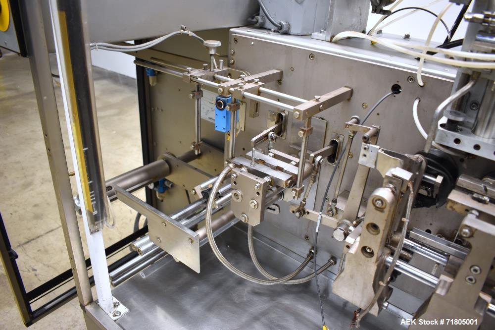 Used Enflex Model F11T Horizontal Form Fill Seal Pouch Machine with Liquid Fill