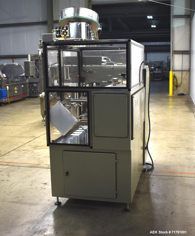 Used Enflex Model F11 Small Footprint Horizontal Form Fill Seal Pouch Machine.