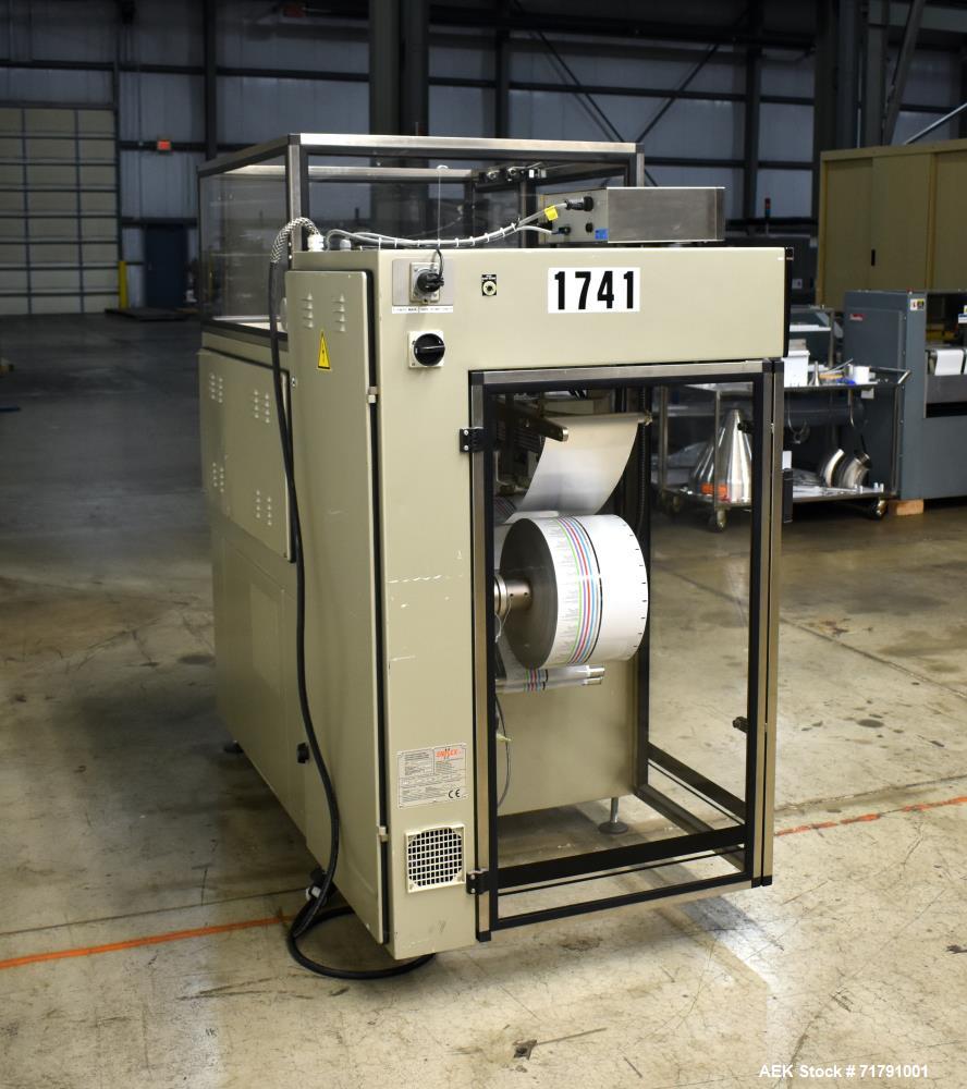Used Enflex Model F11 Small Footprint Horizontal Form Fill Seal Pouch Machine.