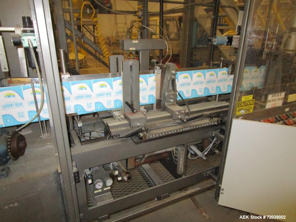 Used Klockner Bartelt Model IM7-14 Horizontal Form Fill Seal Machine with Auger Filler. Rated for speeds up to 100 cpm. Has pouch size range: width 2" - 5-3/4"; height 2" - 9" (change parts may be re...