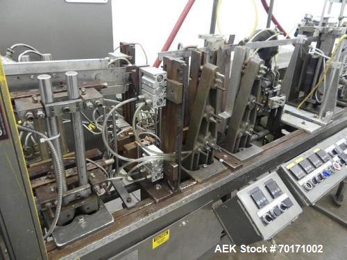 Used Ames MFG Bartelt IM10-11 Pouching Machine – Stand-Up Delta Bottom Zipper Bag Packaging System