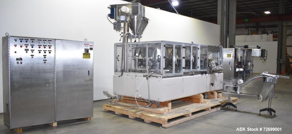Used Jones APM Pouch King HFFS Machine – Dual Auger, 1000 IPM, 3- or 4-Sided Seal