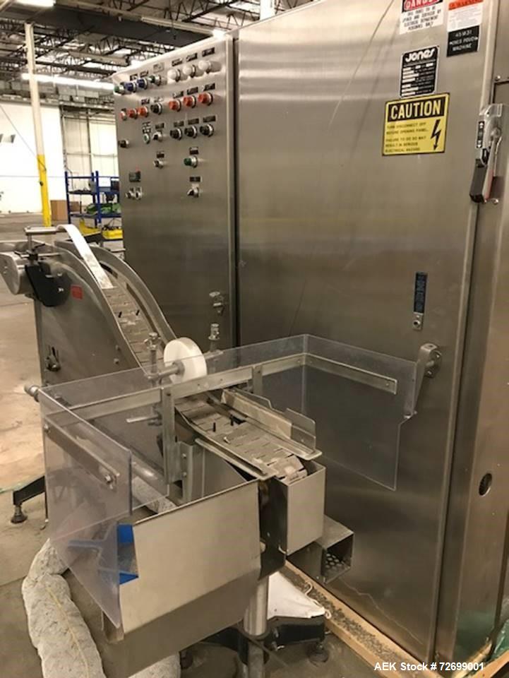Used Jones APM Pouch King HFFS Machine – Dual Auger, 1000 IPM, 3- or 4-Sided Seal