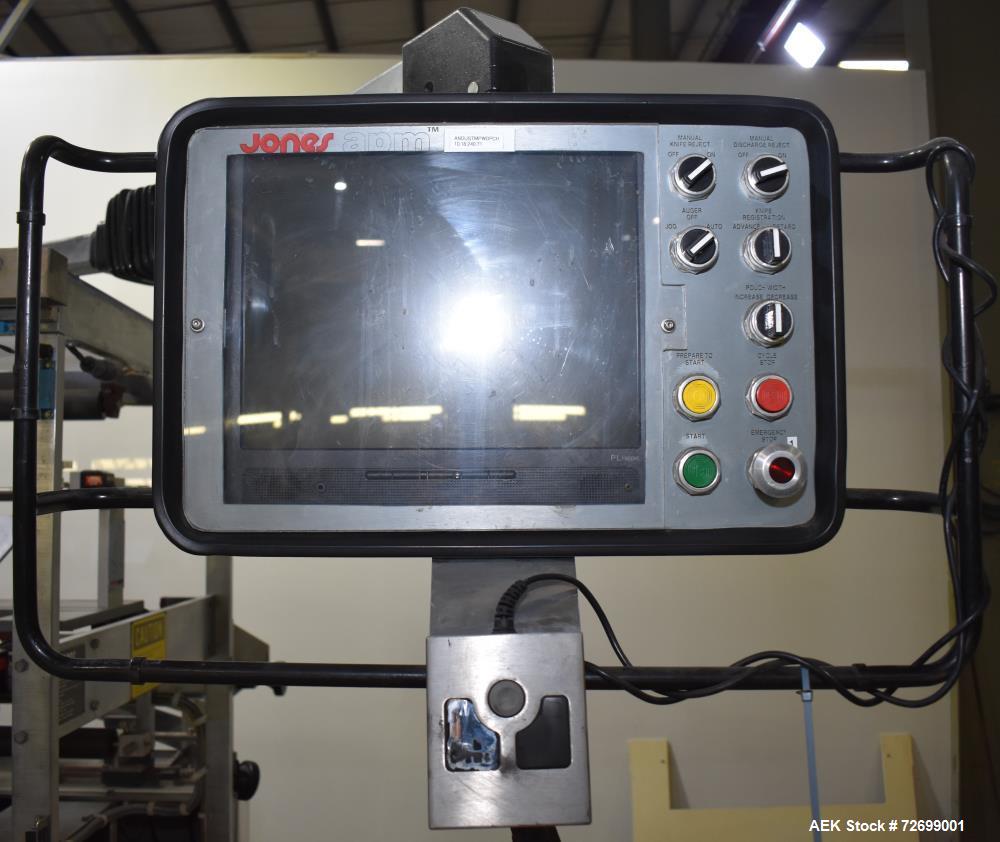 Used Jones APM Pouch King HFFS Machine – Dual Auger, 1000 IPM, 3- or 4-Sided Seal