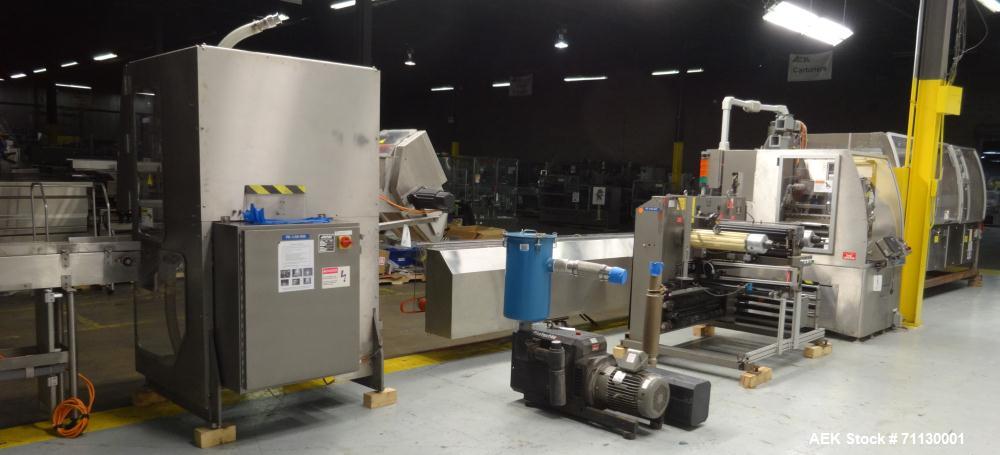 Used Jones Pouch King Large Center Horizontal Form FIll  Seal Machine