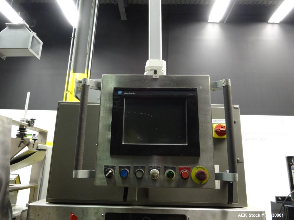 Used Jones Pouch King Large Center Horizontal Form FIll  Seal Machine