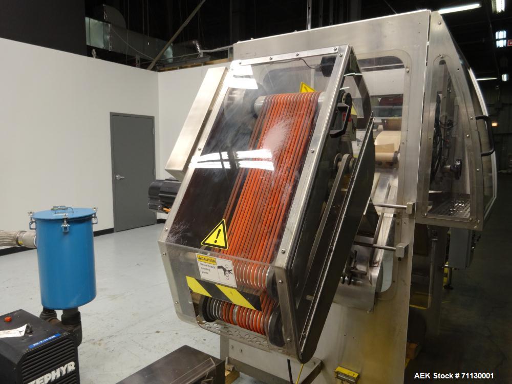 Used Jones Pouch King Large Center Horizontal Form FIll  Seal Machine