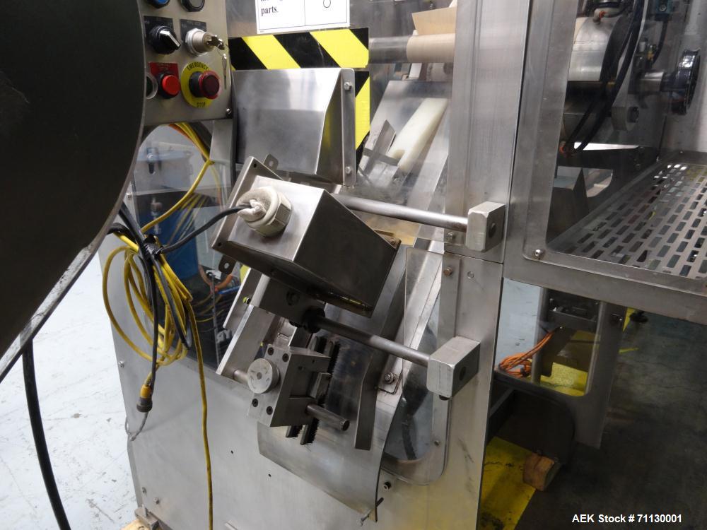 Used Jones Pouch King Large Center Horizontal Form FIll  Seal Machine
