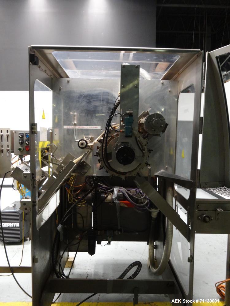 Used Jones Pouch King Large Center Horizontal Form FIll  Seal Machine
