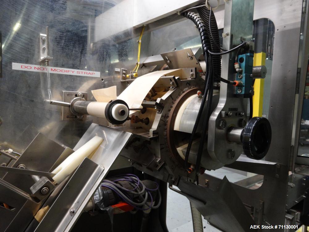 Used Jones Pouch King Large Center Horizontal Form FIll  Seal Machine