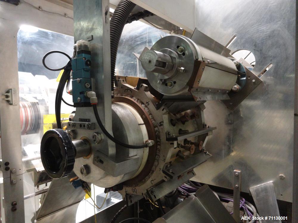 Used Jones Pouch King Large Center Horizontal Form FIll  Seal Machine