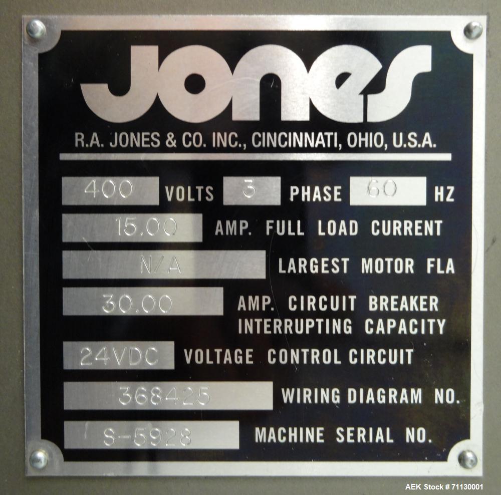 Used Jones Pouch King Large Center Horizontal Form FIll  Seal Machine