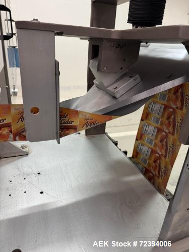 Used R.A. Jones Pouch King PK4000 Horizontal Form Fill Seal Sachet Packaging Line with Film Splicer & Rotary Knife