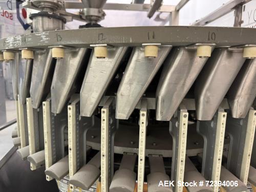 Used R.A. Jones Pouch King PK4000 Horizontal Form Fill Seal Sachet Packaging Line with Film Splicer & Rotary Knife