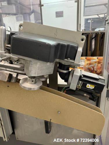 Used R.A. Jones Pouch King PK4000 Horizontal Form Fill Seal Sachet Packaging Line with Film Splicer & Rotary Knife