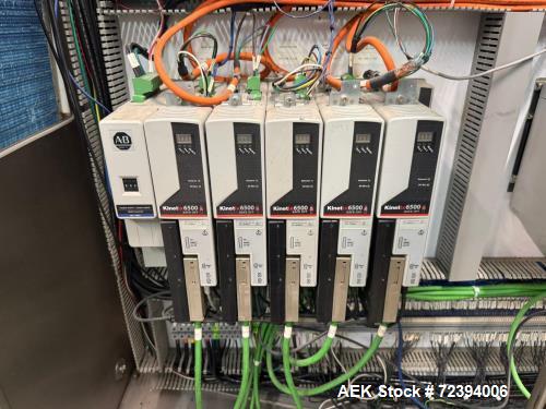 Used R.A. Jones Pouch King PK4000 Horizontal Form Fill Seal Sachet Packaging Line with Film Splicer & Rotary Knife