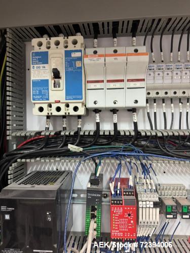 Used R.A. Jones Pouch King PK4000 Horizontal Form Fill Seal Sachet Packaging Line with Film Splicer & Rotary Knife