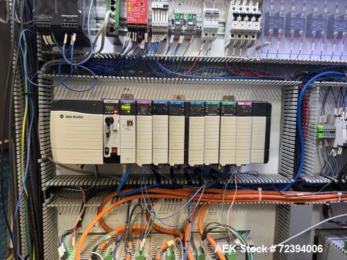 Used R.A. Jones Pouch King PK4000 Horizontal Form Fill Seal Sachet Packaging Line with Film Splicer & Rotary Knife