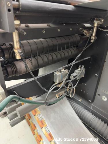 Used R.A. Jones Pouch King PK4000 Horizontal Form Fill Seal Sachet Packaging Line with Film Splicer & Rotary Knife