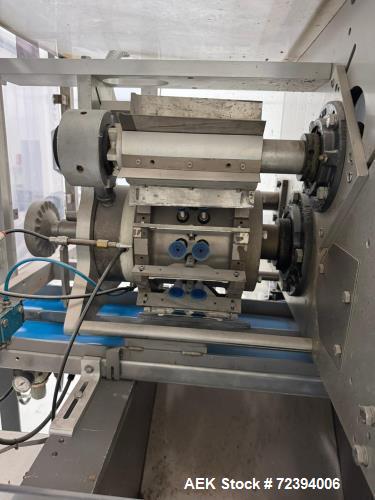 Used R.A. Jones Pouch King PK4000 Horizontal Form Fill Seal Sachet Packaging Line with Film Splicer & Rotary Knife