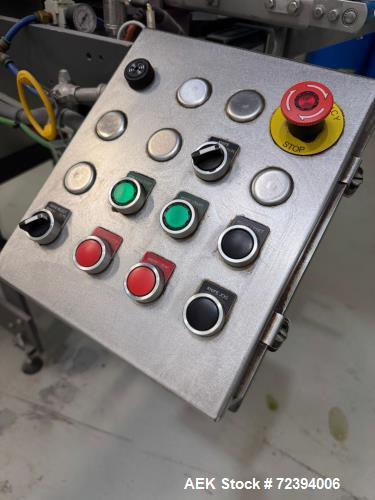 Used R.A. Jones Pouch King PK4000 Horizontal Form Fill Seal Sachet Packaging Line with Film Splicer & Rotary Knife